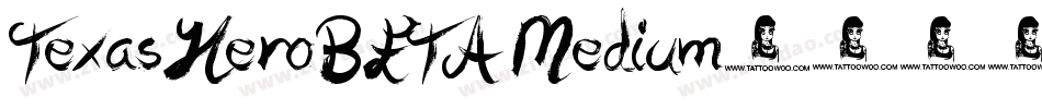 TexasHeroBETA Medium字体转换